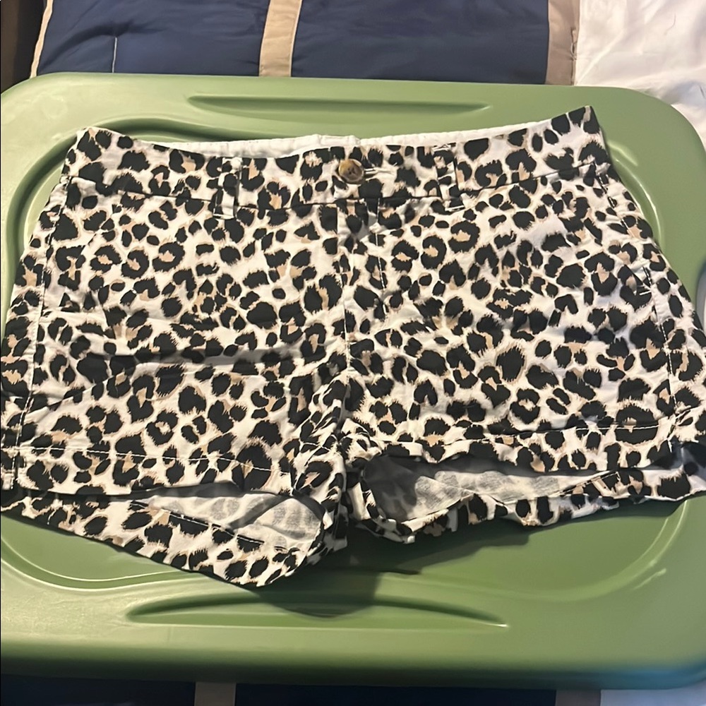 Old Navy Black and Brown High Waist Shorts